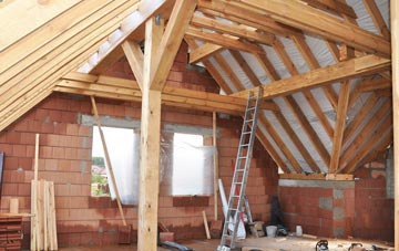 Samuels Corner attic trusses